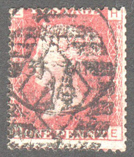 Great Britain Scott 33 Used Plate 188 - HE - Click Image to Close